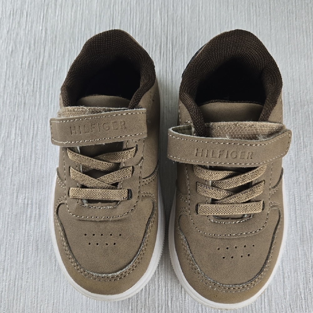 Tommy Hilfiger Brown‎ Sneakers Casual Suede Design - Picture 2 of 11